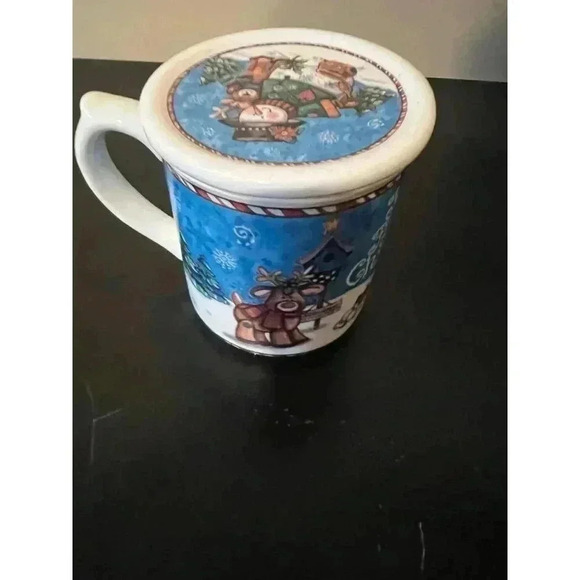 “Keep Friends Close at Christmas” Snowman Mug - Picture 3 of 8